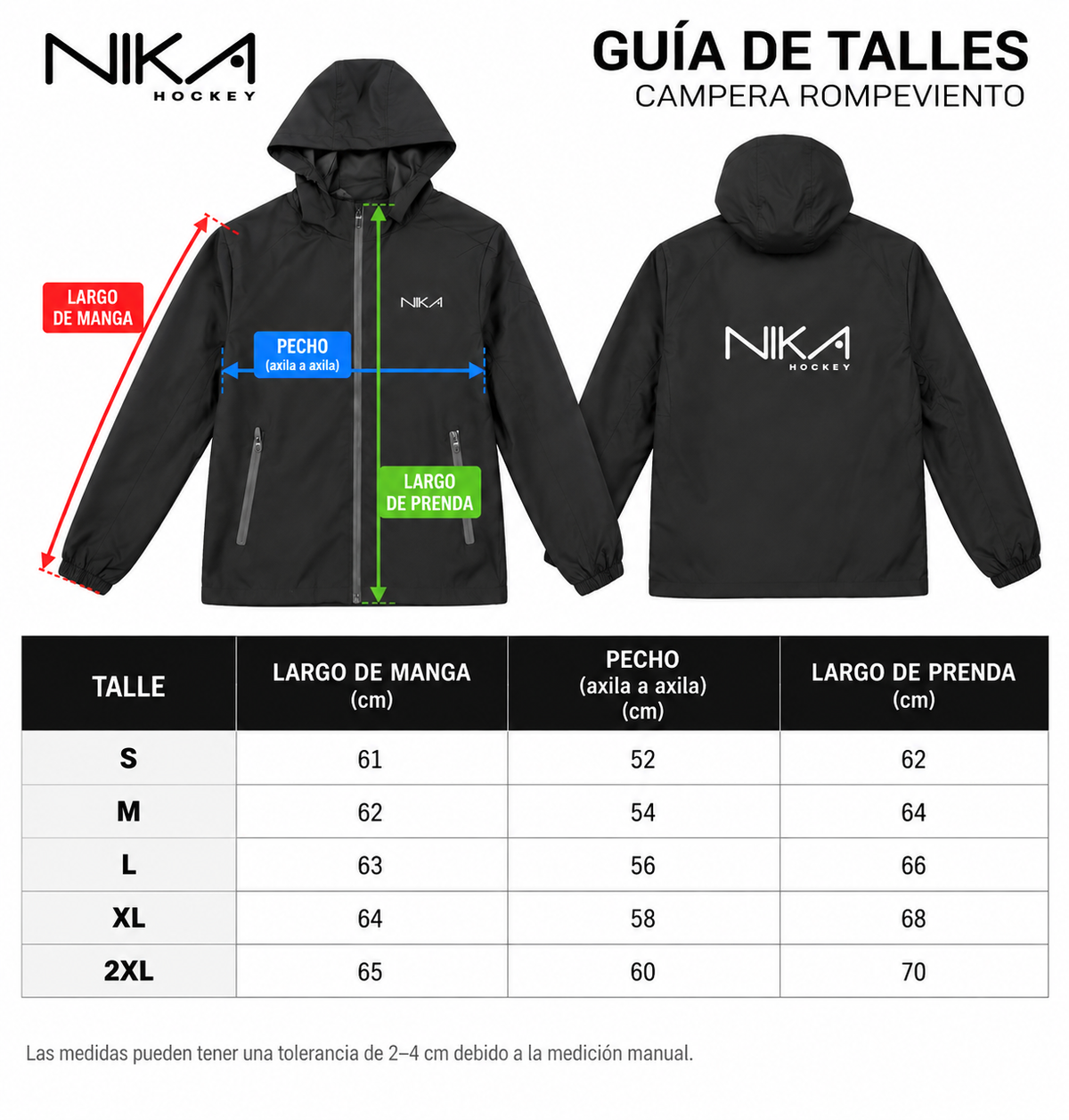 Campera impermeable Nika